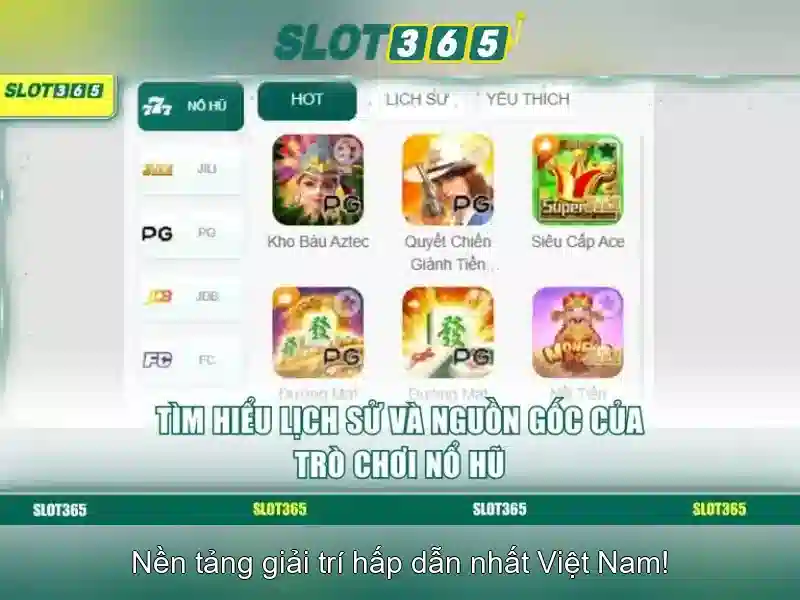 Trải nghiệm người chơi trên Slot365